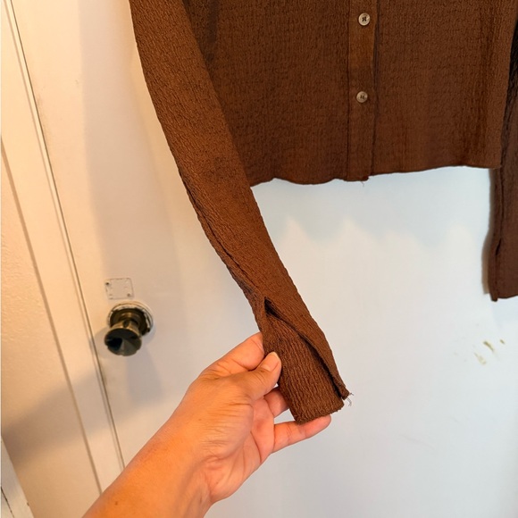 Cider Rust Button Down Shirt - Picture 5 of 6